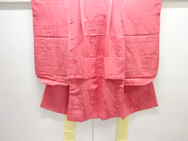 JAPANESE KIMONO / ANTIQUE KIMONO FOR KIDS / TAISHO ROMAN STYLE / SILK / WOVEN LINE DRAWING